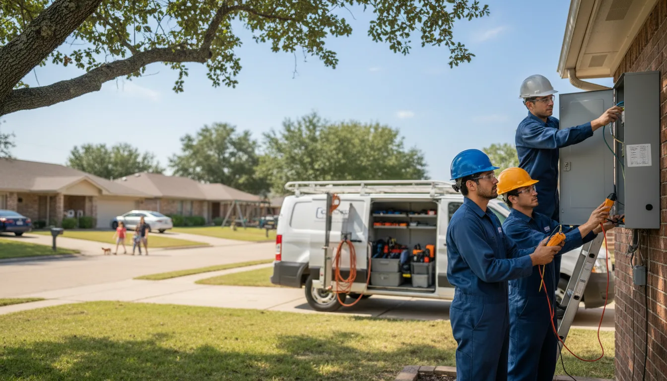 Certified electrician providing emergency electrical services in Bosque, NM